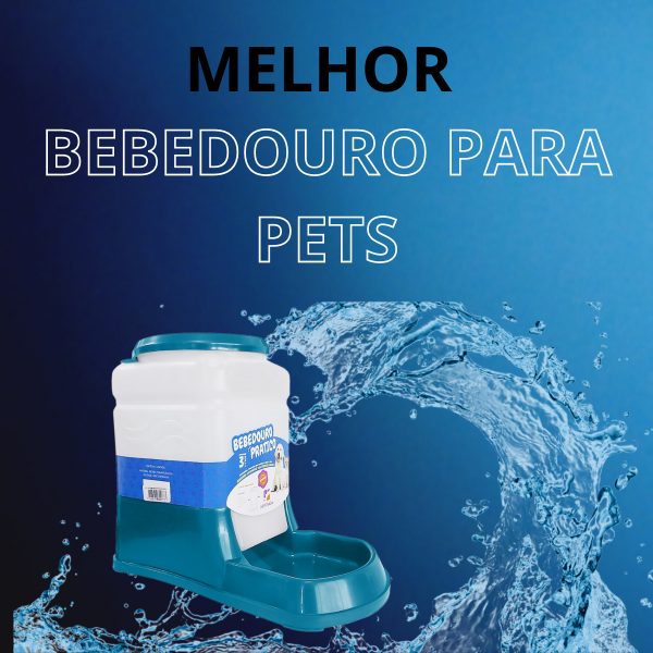 Bebedouro Pratico para Cachorro Gato 3 Litros